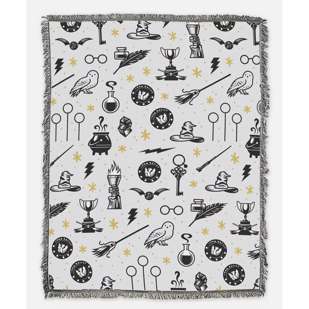 Hallmark Harry Potter™ Wizarding World™ Icons Knit Throw Blanket